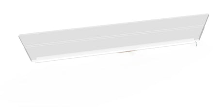 Séparateur d'étagère lisse pour séparateur denté 342x75mm