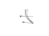 Frein à tambour de câble intérieur 2200 mm d'argent