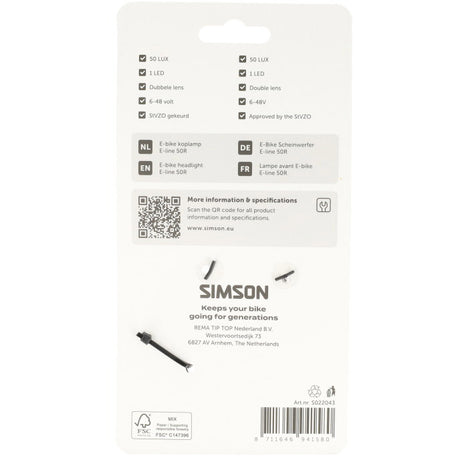 Rema tip top pays-bas b.v. phare simson aurora e-line 50r