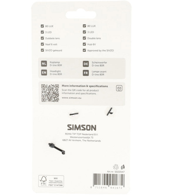 Phare Simson aurore d-line 80r