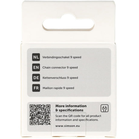 Maillon de liaison Simson 1 2 x5 64 9 vitesses