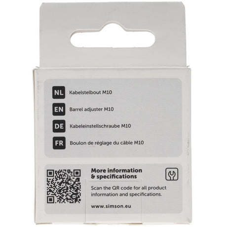 Boulon de réglage du câble Simson m10