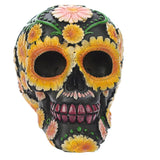 Dia de los muertos accessoire de maison de marguerites de crâne mexicain
