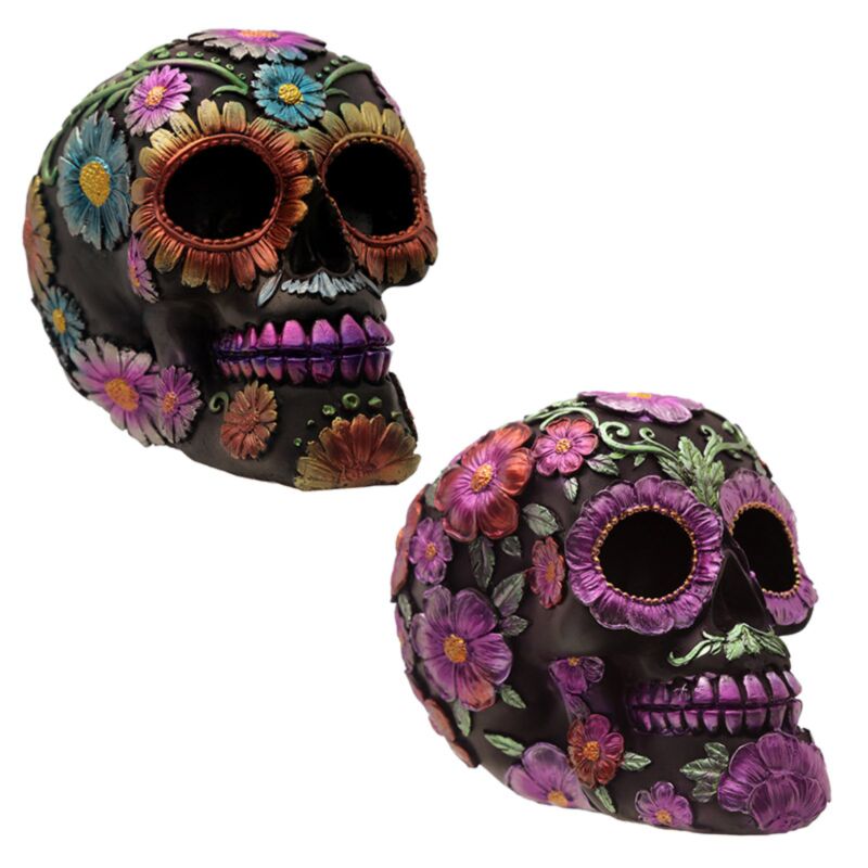 Dia de los muertos accessoire de maison de marguerite de crâne mexicain