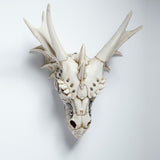 Accessoire de maison métallique de décoration de crâne de dragon