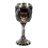 Calice décoratif crâne steampunk
