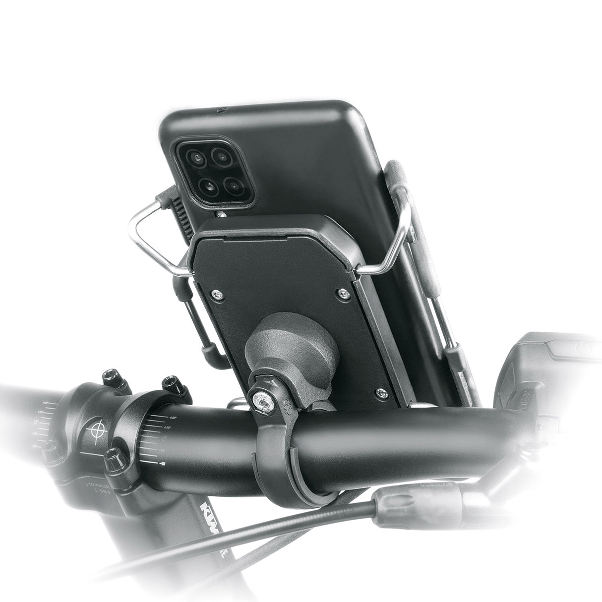 Sks support de téléphone smartgrab 360 acier inoxydable plastique noir