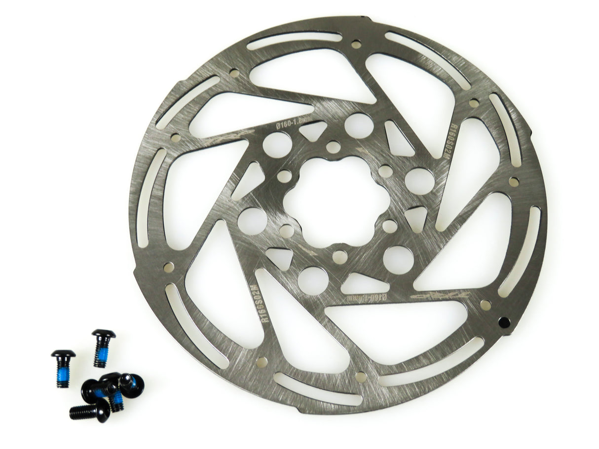 Rotor Tektro trp r160s02m 6 boulons - 160 mm