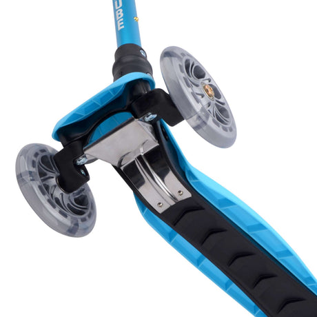 Trottinette à trois roues Boldcube Teeny Fold - bleu dinosaure