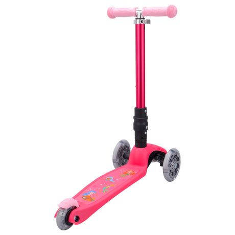 Trottinette à trois roues Boldcube Teeny Fold - rose sirène