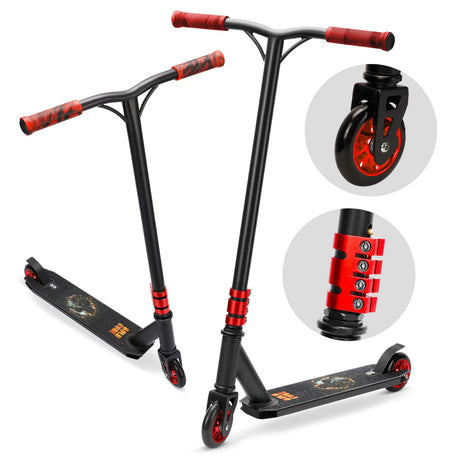 Trottinette freestyle Boldcube Deluxe - noire