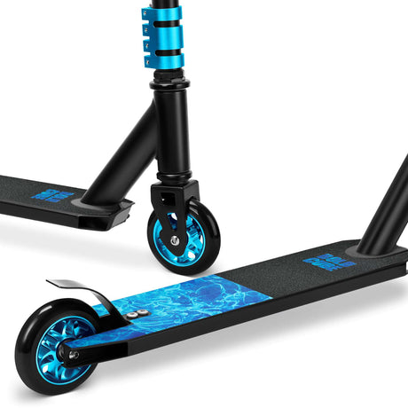 Trottinette freestyle Boldcube Deluxe - cyan