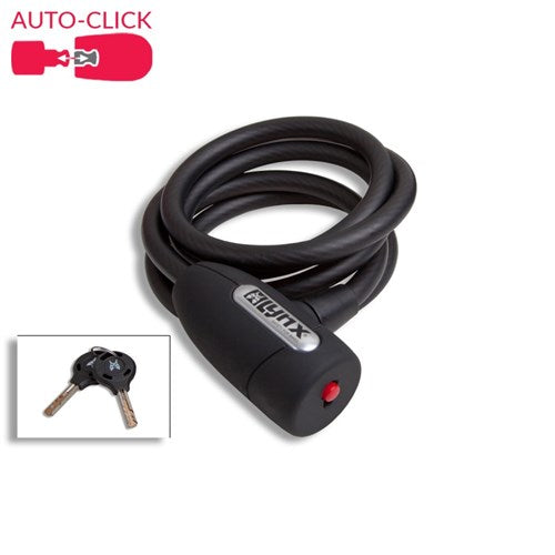 SMOKELYNX SPIRAL CABLE LOCK 150 cm Black Art certifié