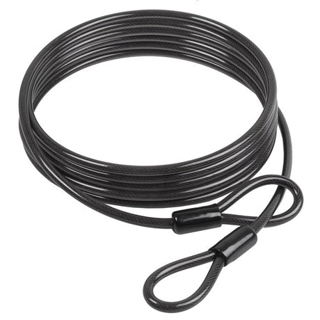 Câble de feuille 5m x 10 mm avec boucle double noire