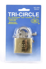 Tri -Circle Calangez 50 mm - laiton, 3 touches, support de 50 mm, orcolore