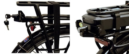 Serrure à batterie Steco bosch bes2 bes3 noir mat