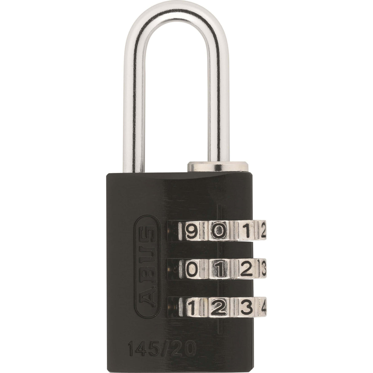 Abus Number Padlock 145 20 - Svart, 5 cm