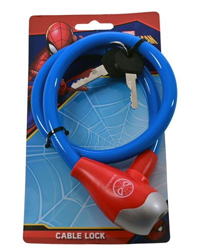 Antivol vélo Spiderman 12mm - 65cm de long