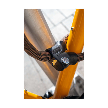Antivol à chaîne Abus pour vélo - boucle infinie 1806 - niveau de sécurité 6 - orange - 140 cm - adapté aux vélos électriques et vélos de ville