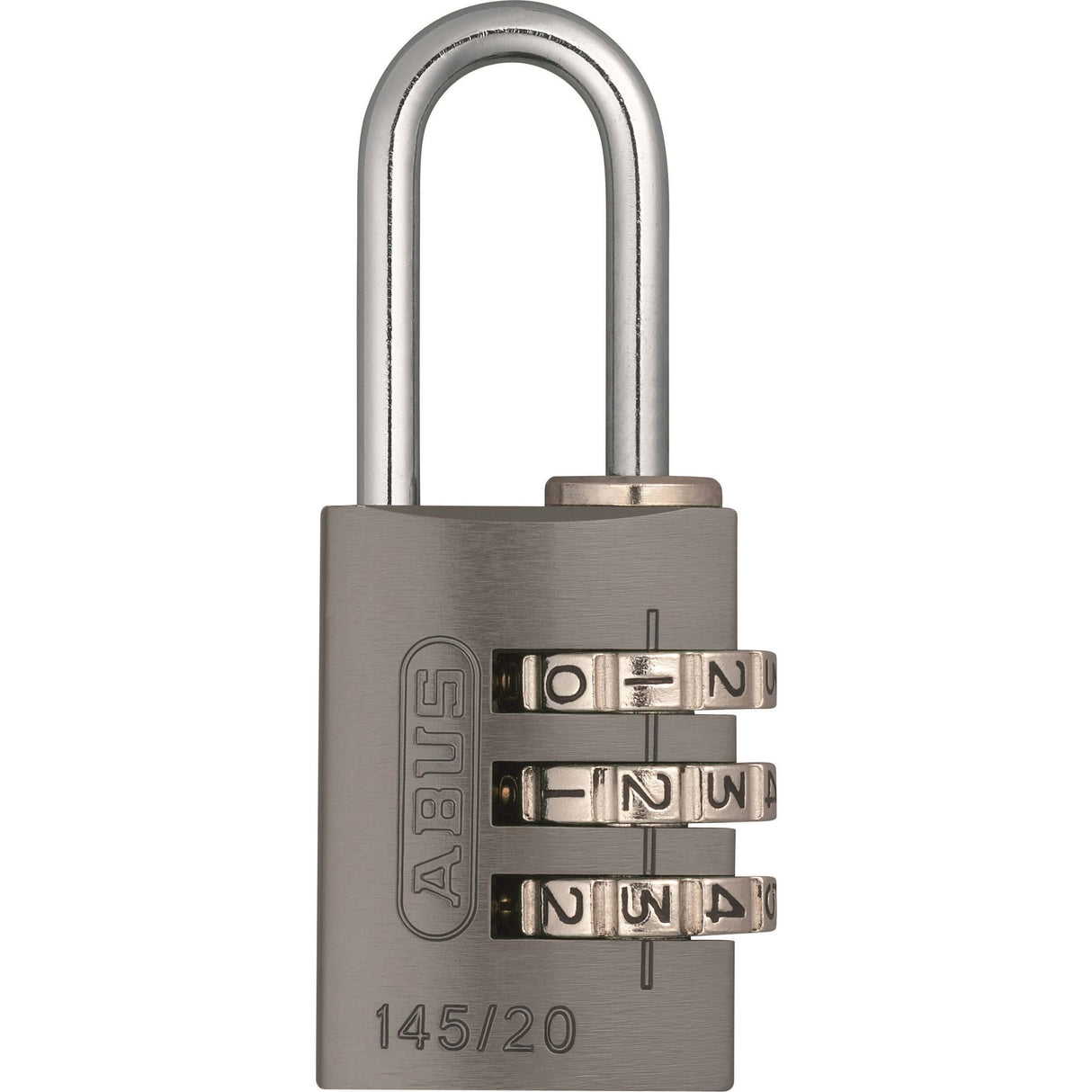 Abus number padlock 145 20 titanium - Gray - 5cm