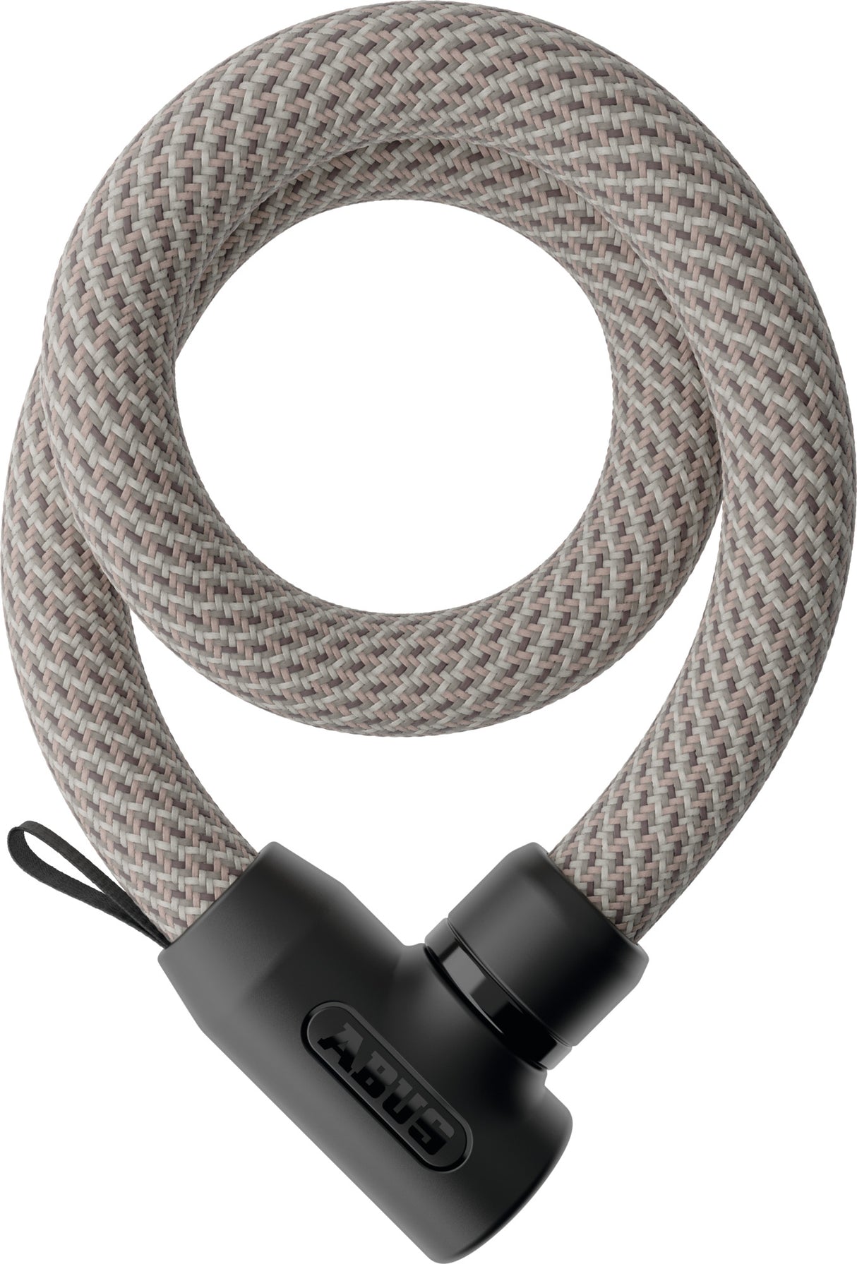 Antivol à chaîne textile Abus pour vélo - Yarit™ 4004k - niveau de sécurité 7 - beige - 110 cm - convient aux vélos électriques et aux vélos de ville - léger - seulement 0,88 kg