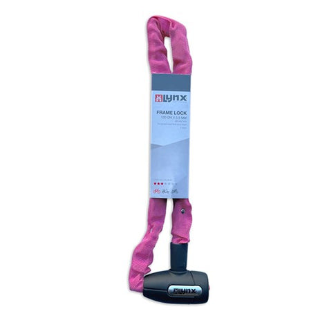 Lynx Cityline M Lock de chaîne - 85 cm - rose