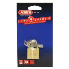 Padlock z mosiądzem 65 30 mm złoto - 4 cm