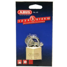 Abus Padlock 65 40mm Gold - Schlëssel Lock - 5Cm