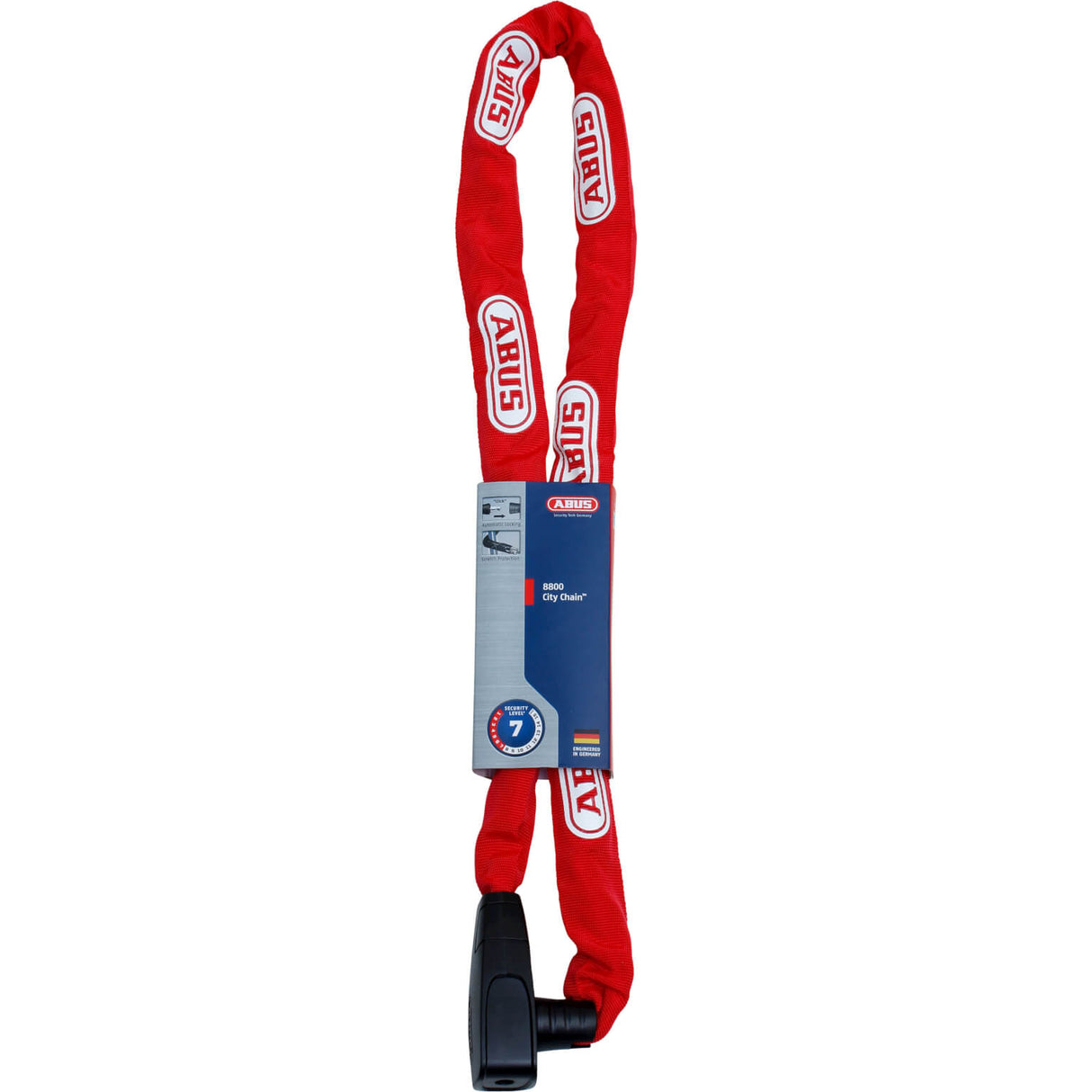 Abus CityChain 8800 95 Red Bicycle Chain Lock