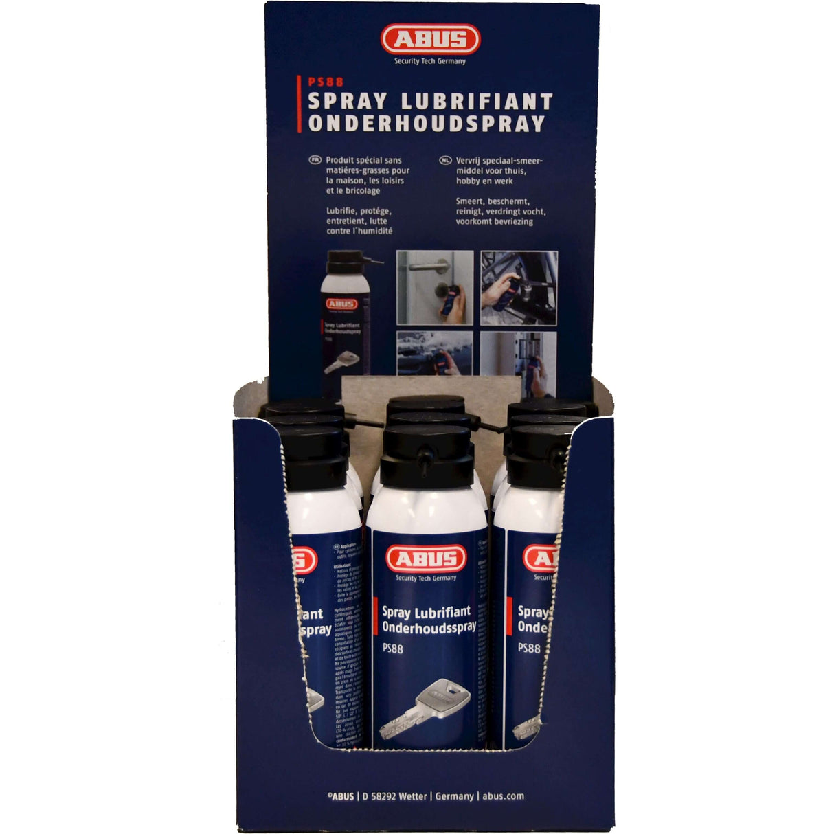 ABUS Display Maintenance Spray PS88 12 x 125 ml