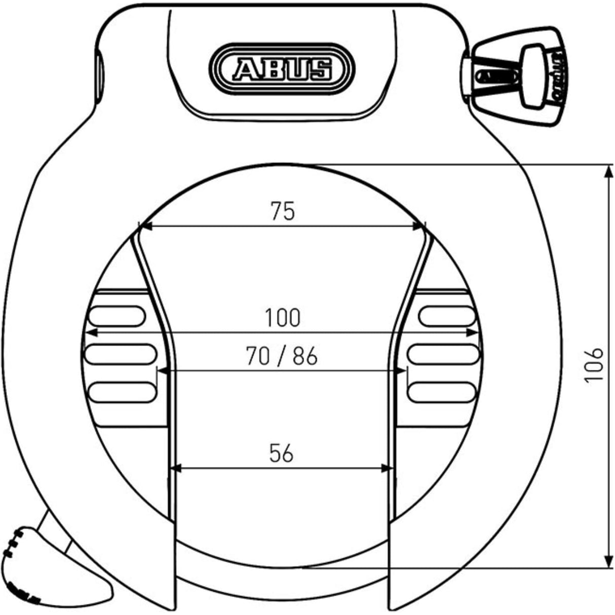 Abus pro amparo 4750s art2 noir