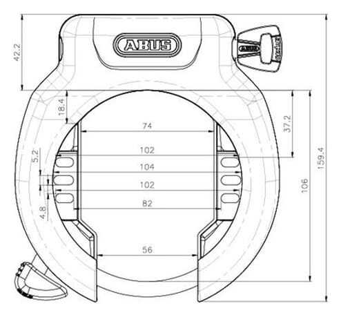 Abus pro amparo 4750sl art2 noir