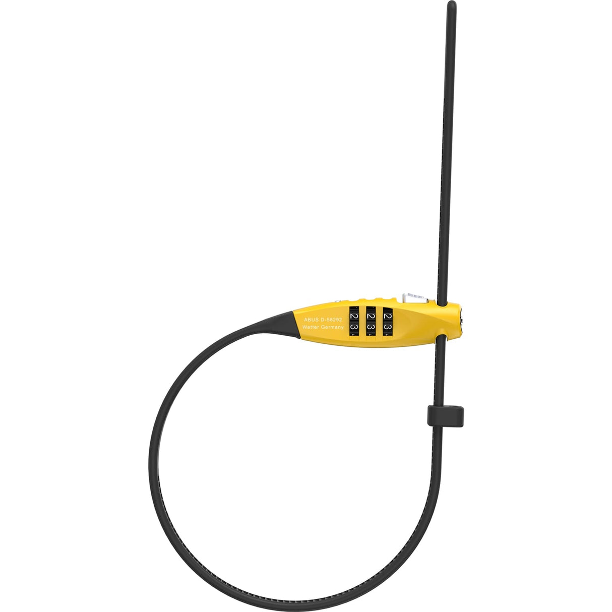 ABUS Combiflex TravelGuard Yellow