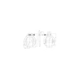 Antivol de cadre Abus 52 gauche oem