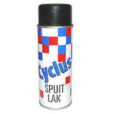 Cycplus Cycle Spray Lacquer 400cc svart glans