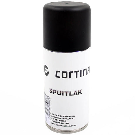 Cortina Spray Lacquer Uzz0001 Matt Black 150ml