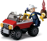 Jeep des pompiers de Sluban : 58 pièces (m38-b0621)