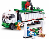 Camion poubelle plus propre de la ville de Sluban (m38-b0780)