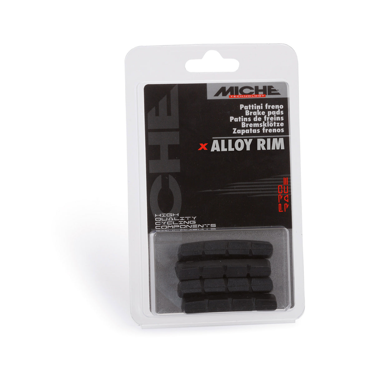 Plaquettes de frein Miche pour roues aluminium Shimano (4pcs)