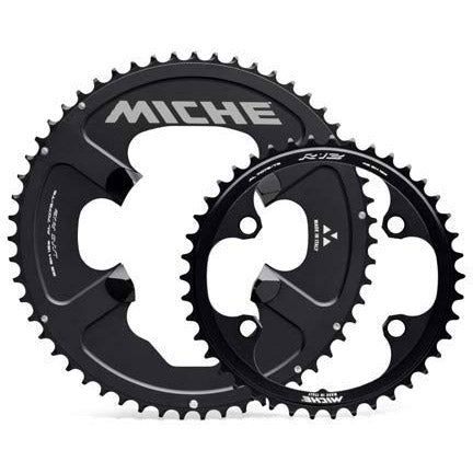 Miche Chaining Leaf Utg R92 12V 55 tands noir avec boulons