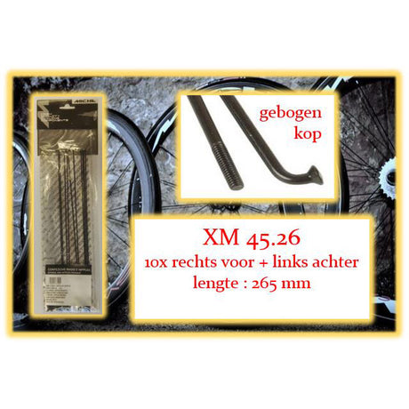 Miche Spaak + Nip. 10x RV + LA XM 45.26