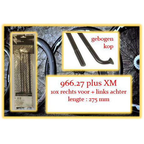 Miche Spaak + Nip. 10x RV + LA 966.27 plus XM