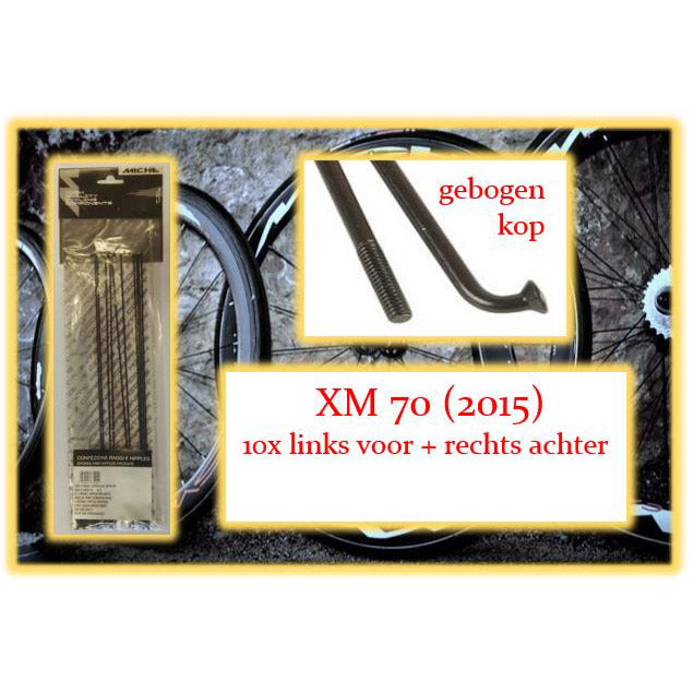 Miche rayon xm 70 267mm lv+ra noir (10pcs)