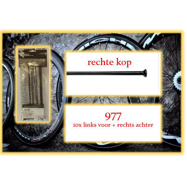 Miche rayon 977 hs 273mm lv+ra noir (10pcs)