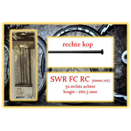Miche Spaak + Nip. 5x RA SWR FC RC 50 mm RIM WIRE 2017