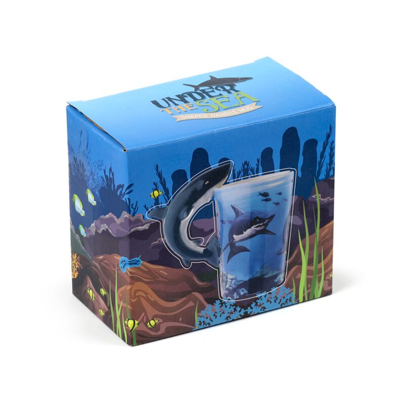 Tasse en céramique avec poignée en forme de requin Lisa Parker