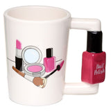 Vernis à ongles - Tasse en céramique avec poignée en forme