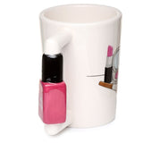Vernis à ongles - Tasse en céramique avec poignée en forme