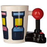 Tasse en céramique avec poignée en forme de joystick Game Over