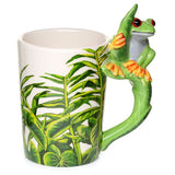 Mug en céramique avec anse en forme de rainette